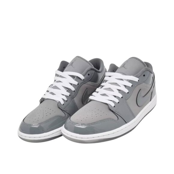 Air Jordan 1 Low SE Patent Cool Grey Mens Basketball Shoes HF3148 011 NEW main image 6